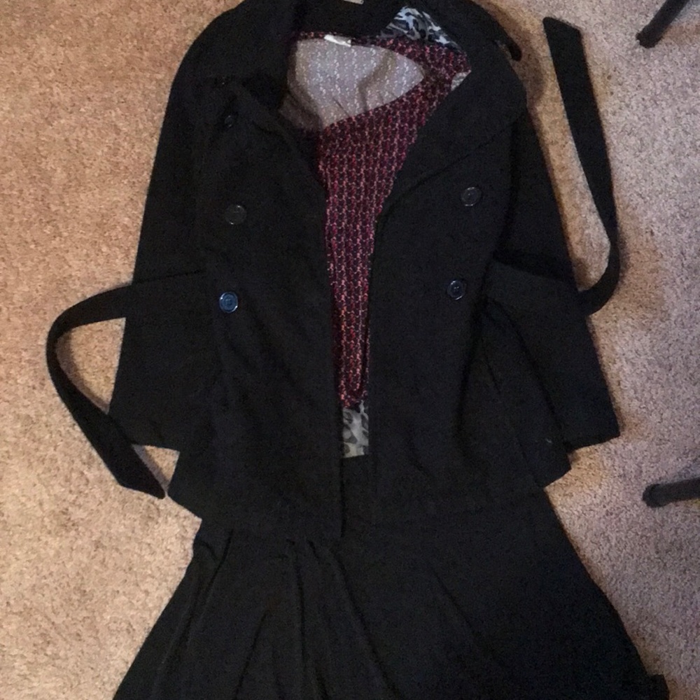 EUC Liz & Co black skirt
